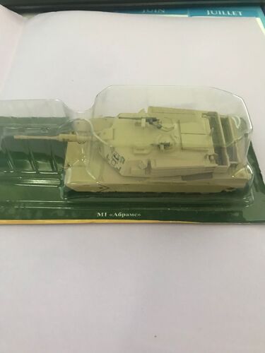 Modèle Réduit Tank Char De Combat Américain M1 Abrams - 14x5 Cm