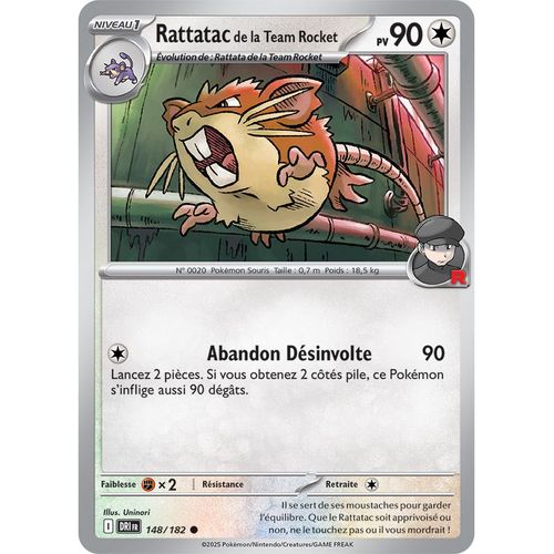 Rattatac De La Team Rocket - 148/182 - Rivalites Destinees