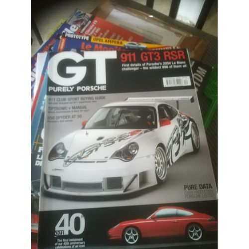 Gt 25 De 2003 Porsche Boxster,911 Carrera 2,Psi Rts 3,911 Carrera,Gt3 Rsr,911 Carrera Cs,