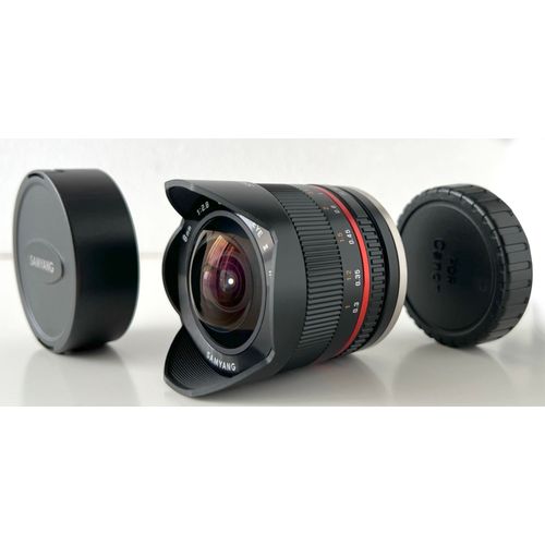 Samyang 8 mm F/2.8 UMC Fisheye II Canon M Noir