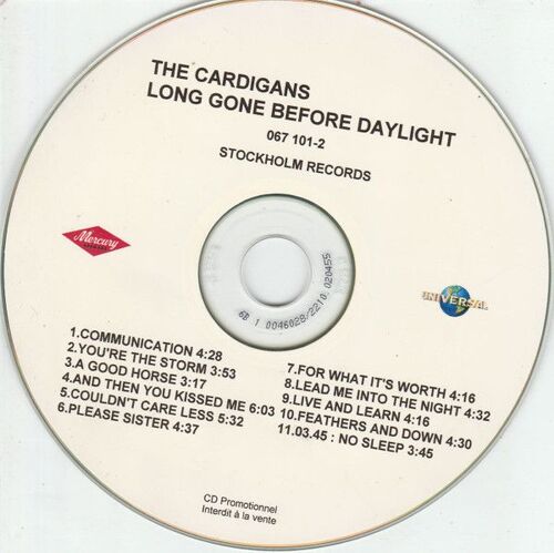 The Cardigans "Long Gone Before Daylight" (Cd - Hc)