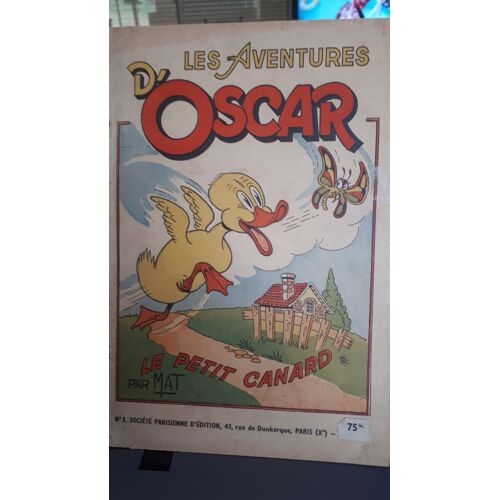 Bd Jeunesse De 1949 "Les Aventures D'Oscar" No 1 De La Série