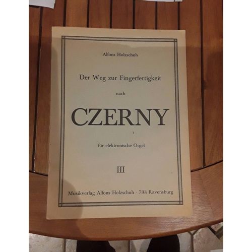 Czerny Alfons Holzschub Part 3 Orgel