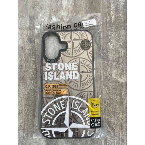 Coque Stone Island, Pour Iphone 16 Couleur Noir