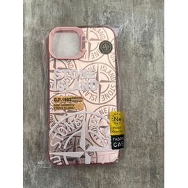 Coque Stone Island, pour iPhone 14 couleur Rose