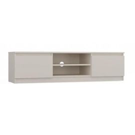 Tivoli - Meuble Tv Style Moderne Beige - 140x40x36cm - 2 Niches + 2 Portes