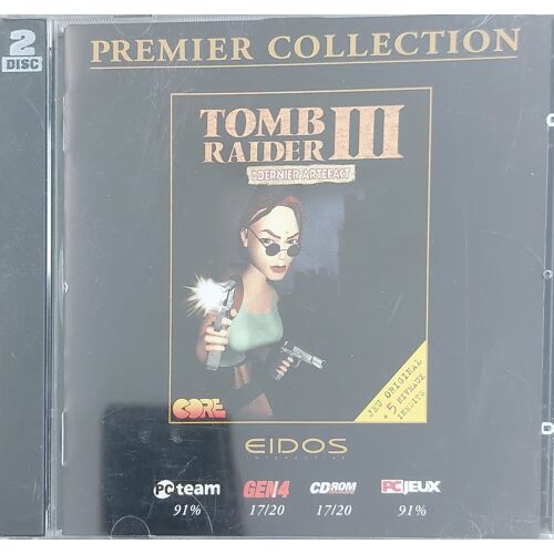 Jeu Pc Cd-Rom - Tomb Raider Iii : Le Dernier Artefact (Premier Collection)