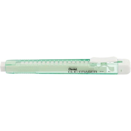 Pentel Stylo Gomme Clic Eraser, Corps Vert Pastel