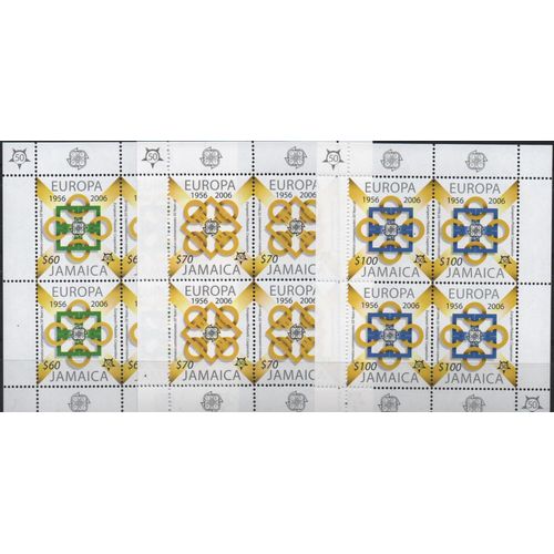 Jamaïque Timbres Europa 1956-2006