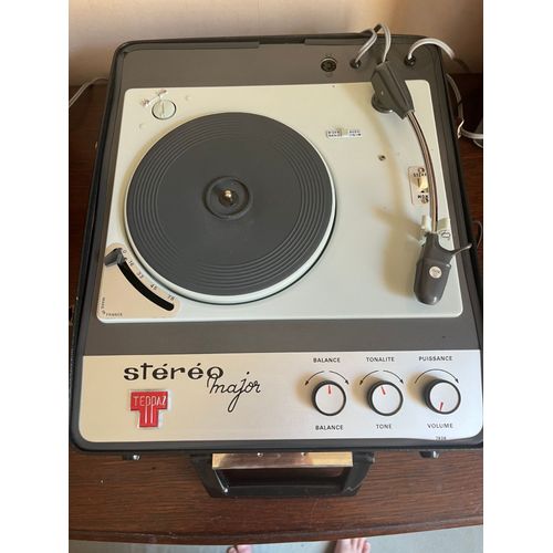 Électrophone Teppaz Major Stéréo révisé/garanti