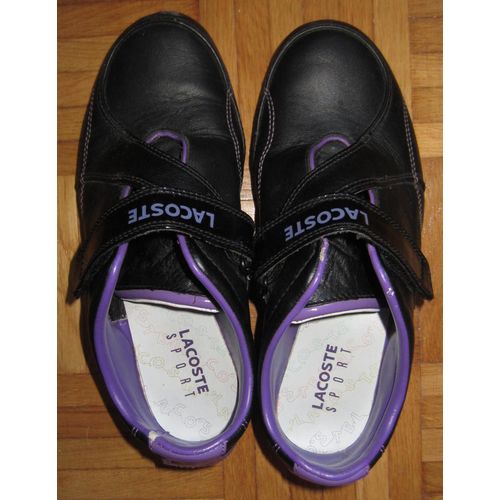 Baskets Lacoste Sport Noires Et Violettes Taille 36