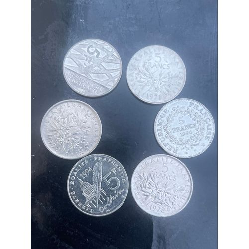 Pièce De 5 Francs Lot