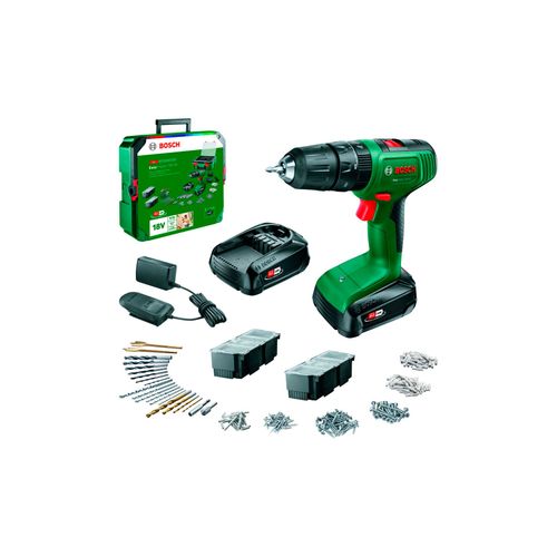 Kit perceuse-visseuse à percussion sans fil Bosch 06039D810D EasyImpact 18V-40 + SystemBox + 241 accessoires