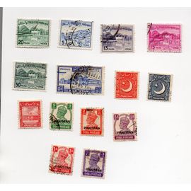 Pakistan- Lot De 14 Timbres Oblitérés Divers