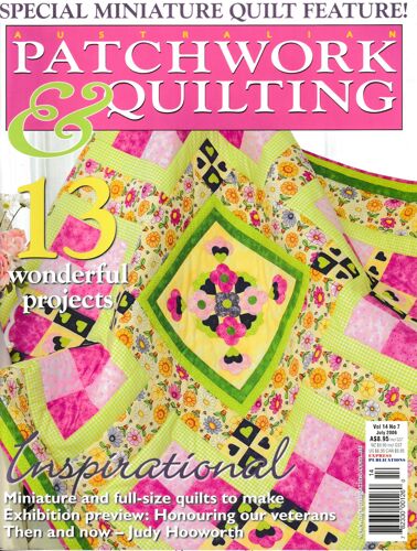 Patchwork & Quilting N° 7 Miniature And Full-Size Quilts