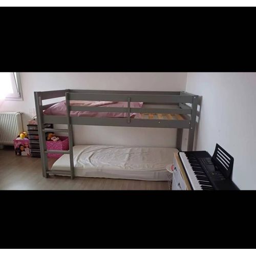 Lit Mezzanine Gris