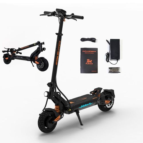 Trottinette Électrique Kukirin G2 Master Design Pliable 2000w 52v 20.8ah Vitesse Maximale 60km/H Charge Maximale 120kg