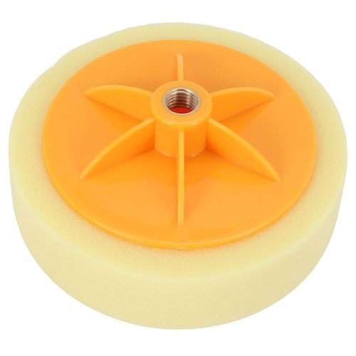6 Roue De Polissage Cire Voiture Pouce / 15cm Épilant L'outil Kit Protection L'éponge M14 Pour Le Polisseur Jaune