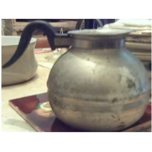 Bouilloire / Cafetière - Ancien - En Métal - Poignée En Bakélite - Sans Couvercle