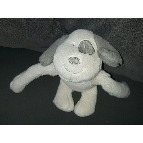 Doudou Chien Gris Beige Mon Toudou