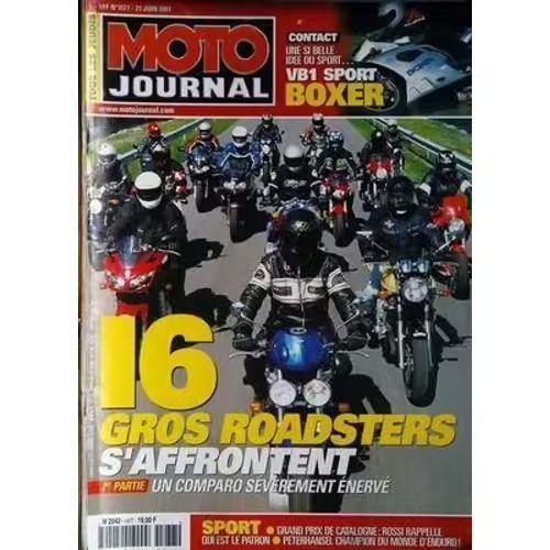 Moto Journal 1477 De 2001 Boxer Vb1 Sport,Buell X1 1200,Cagiva V-Raptor 1000,Ducati 916 Monster S4,Honda X11,Kawasaki Zzx 1200r,Triumph Speed Triple 955,Voxan Roadster 1000,Yamaha Fazer 1000