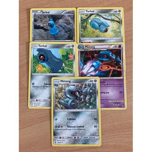(2811) 3x Terhal + 2x Metang (Pokemon)