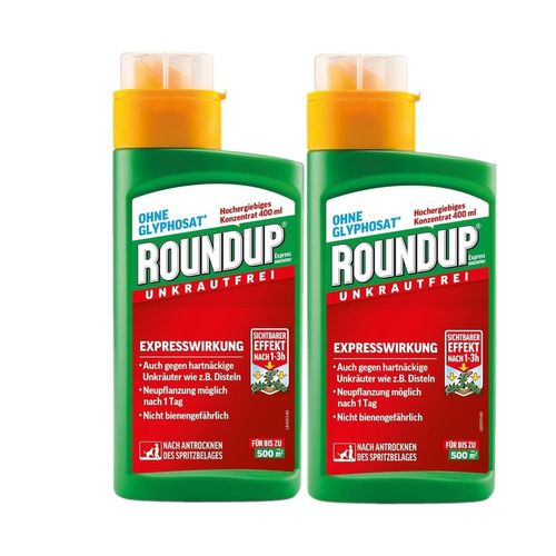 X2 Pack Désherbant Herbicide Concentré Total Jardin Systémique 800ml - Gazon Pelouse Allée Terrasse - Puissant Mauvaises Herbes Plantes Racines 1000m2