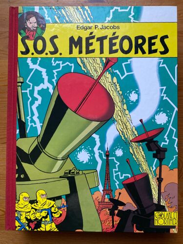 Blake Et Mortimer "S.O.S Météores" - Bd Deluxe Dos Toilé 1991