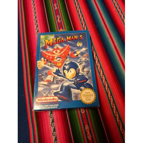 Jeu Nintendo Nes - Megaman 5 - Fonctionne - Fra - Bon Etat