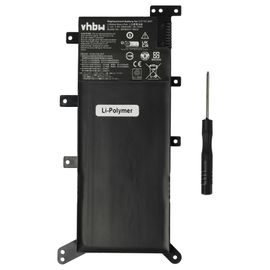 vhbw 1x Batterie compatible avec Asus F555LD-XX243H, R556YI-XX200T, F555LD-XX308H, X555, X555LA ordinateur portable (4900mAh, 7,5V, Li-polymère)