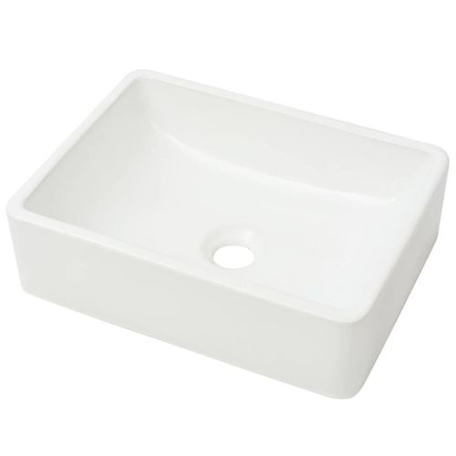 Lavabo Céramique S'adapte à tout Style d'Intérieur Blanc 41x30x12 cm