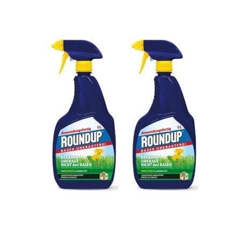 X2 Pack Désherbant Gazon En Spray - 2 L - Jardin Mauvaise Herbe Gazon