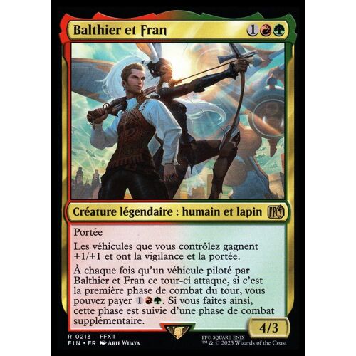 Balthier Et Fran - Magic - Final Fantasy Vf - R - 213