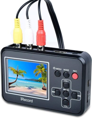 Digital Convertisseur Vhs Cassettes Vers Numérique Capturez Vidéo De Vhs/Cassettes, Hi8 Camcorder Dvd Dvr Tvbox Gaming Numérisez Des Bandes Vidéos Sur La Carte Micro Sd Depuis Le M[YIN4183358]