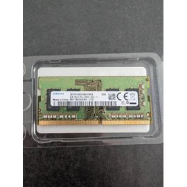 Barrette RAM Samsung 4GB DDR4 2666 MHz SODIMM - PC Portable