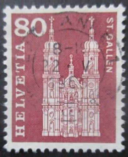 Suisse N°655 Cathédrale De St Gall Oblitéré