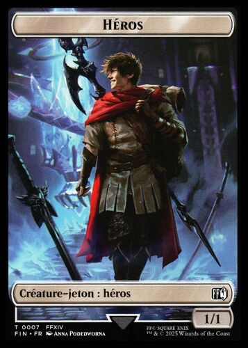 Token - Héros / Trésor- Magic - Final Fantasy Vf - C - 7/23 Recto/Verso