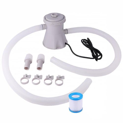 Pompe de filtration électrique de piscine haut de gamme ¿ Durable, facile à utiliser, idéale pour les piscines hors sol, efficacité de circulation de 300 %