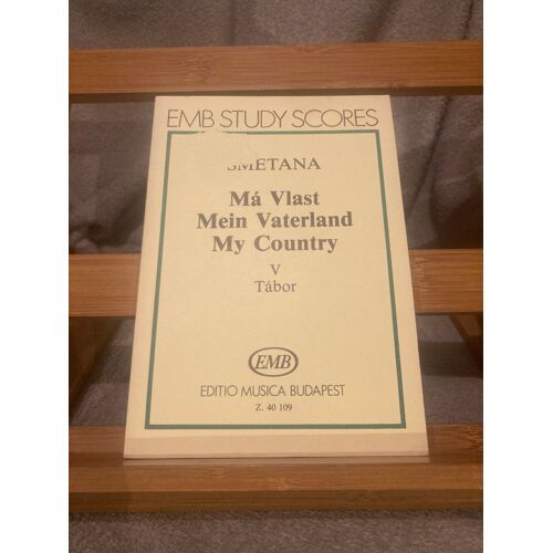 Smetana Ma Vlast V Tabor Partition Orchestre Emb Z. 40109