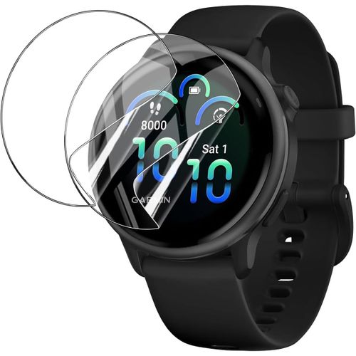 [2 Pièces Protection Écran Pour Garmin Vívoactive 6/ Vívoactive 5 42mm,[100% Déverrouillage Des Empreintes Digitales][Anti-Rayures][Sans Bulles], Films De Protection En Tpu Flexibl[Lot6191101]