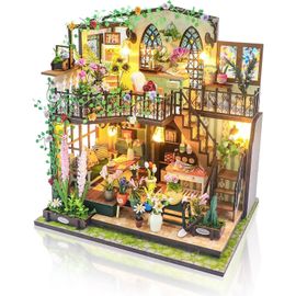 Maison miniature à construire - Maquette - DIY Flower House