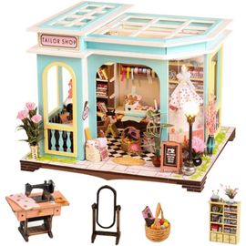 DIY Tailor Shop - Maison miniature à construire - Maquette