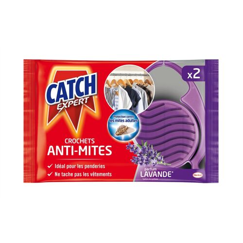 CATCH Anti-Mites Lavande Crochets x2 - TP18