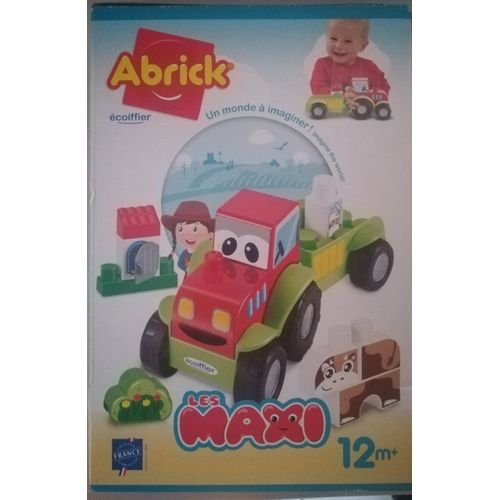 Boite Tracteur Les Maxi Abrick - 23 Pièces