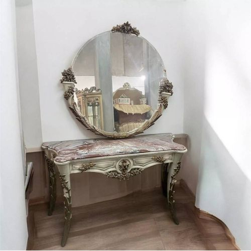 Console Avec Miroir Assorti