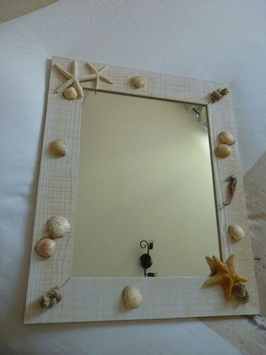 Miroir Cadre Bois Veilli De 50cm