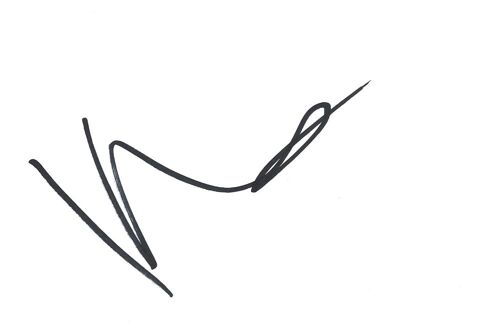 Autographe De : Kaley Cuoco