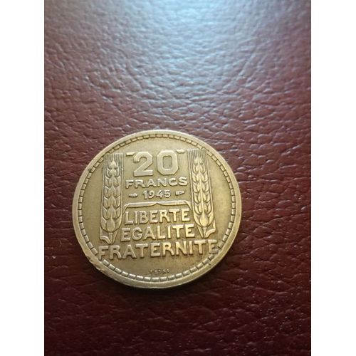 20 Francs Turin Essai 1945 1100exemplaires Seulement