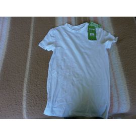 T-Shirt Primark Organic Blend Stretch Blanc Xs