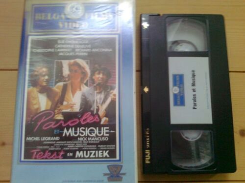 Cassette Video Vhs - Paroles Et Musique (Sous Titres Néerlandais) - Christophe Lambert